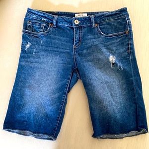 Distressed Jean Shorts